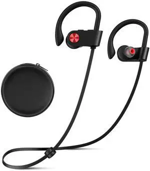 _Mega Brand Bluetooth Headphones, Bluetooth 5.3 IPX7 Waterproof Wireless Sports Earbuds for Workout Gym, 16 Hrs Playtime Running Headphones with Noise Cancelling Mic, HiFi Bass Stereo in-Ear Earphones