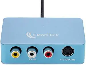 _Mega Brand Video to USB Lite - USB Audio Video Capture Device - Input AV, RCA, S-Video, VCR, VHS, Camcorder, Video8, Hi8, DVD, Retro Gaming Systems - USB-C Plug & Play