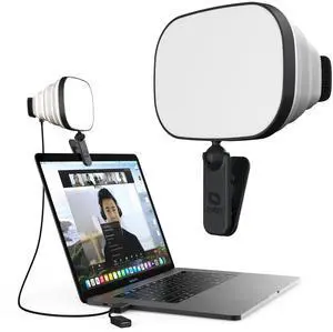 _Mega Brand Softbox Video Conference Lighting for Video Recording-Portable USB LED Video Light,4 Soft Light Levels,Laptop&Computer Video Lighting,Camera Webcam Streaming Selfie Light for Zoom Meetings