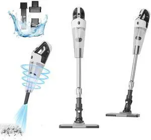 _Mega Brand Cordless Vacuum Cleaner, 12000 Pa Powerful Stick Vacuum with Brushless Motor, LED Touch Display, 30 Mins Long Runtime, Self-Standing Lightweight Vacuum for Hard Floor Carpet Hair, Gray