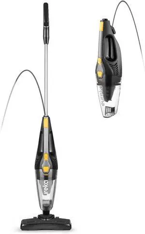 _Mega Brand Blaze Stick Vacuum Cleaner, Powerful Suction 3-in-1 Small Handheld Vac with Filter for Hard Floor Lightweight Upright Home Pet Hair, Dark Black