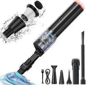 _Mega Brand Handheld Vacuum Cordless, Portable Car Vacuum with 2-Speed, 15KPA Powerful Suction Vacuum Cleaner, Lightweight 4-in-1 Hand Held Vacuum for Car Home Office and Pet Hair