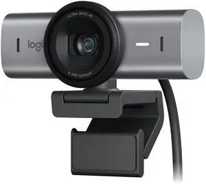 _Mega Brand MX Brio Ultra HD 4K Collaboration and Streaming Webcam, 1080p at 60 FPS, Dual Noise Reducing Mics, Show Mode, USB-C, Webcam Cover, Works with Microsoft Teams, Zoom, Google Meet - Graphite