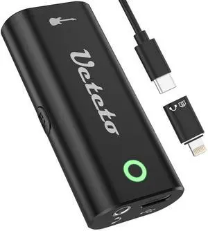 _Mega Brand Audio Interface for Guitar, Portable Internal Recording Sound Card for Live Streaming for Iphone, Ipad and Android smartphones and tablets, No Driver Needed