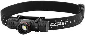 _Mega Brand XPH30R 1200 Lumen USB-C Rechargeable Dual Power Headlamp with Twist Focus Beam and Magnetic Base, Black