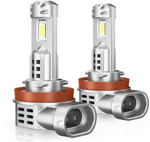 _Mega Brand h8/h11 bulbs,Super Bright 6500K Cool White with Cooling Fan, IP68 Waterproof, Pack of 2