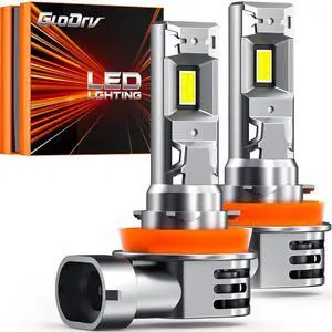 _Mega Brand [2025 Upgrade] H 11 Led Bulbs [Latest & Brightest] 40000lm 800% Brighter 1:1 Mini Size Design With 6000k Cool WhiteDirect Installation Fog Light Bulbs Plug and Play, Pack of 2