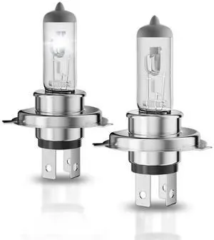 _Mega Brand 9003/H4 Halogen Headlight Bulb, 12V 55W Head Lamps, 4000 Lumens, 3800KH4 Head Light Bulbs for Car, High and Low BeamAutomotive Light BulbsPack of 2
