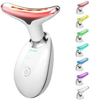_Mega Brand 7 in 1 Face Massager Tool, Red Light Therapy for Face and Neck, Red Light Therapy Wand, Face Neck Sculpting Tool for Skin Care