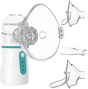 _Mega Brand Ultrasonic Nebulizer, for Adults and Kids, with 3 Modes and Automatic Cleaning Feature for Breathing Issues