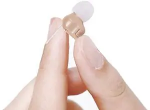 _Mega Brand Mini Sound Amplifier, Ear Sound Enhancer, Noise Reduction, Enhanced Speech, Feedback Cancellation, Suitable for Adults, Elderly, Children, Left and Right Ears (3-Year Warranty)