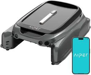 _Mega Brand Surfer S1 Solar Powered Robotic Pool Skimmer with APP Support, Monitor Pool Temperature, Dual Charging Modes, Surface All Day, Ideal for All Swimming Pool Types