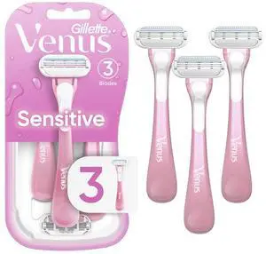 _Mega Brand Venus Sensitive Women's Disposable Razors - Single Package of 3 Razors