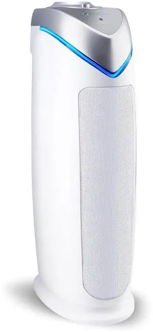Air Purifier for Home with HEPA Pure Filter, for Wildfire Smoke, Pet Dander, Pollen, Odors, Large Rooms Up To 743 Sq. Ft., Removes 99.97% Pollutants, UV-C Light, 22", AC4825W, White Air Purifier for Home with HEPA Pure Filter, for Wildfire Smoke, Pet Dander, Pollen, Odors, Large Rooms Up To 743 Sq. Ft., Removes 99.97% Pollutants, UV-C Light, 22", AC4825W, White