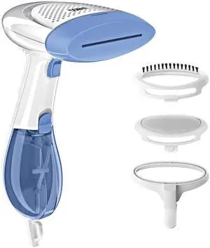 _Mega Brand Handheld Garment Steamer for Clothes, ExtremeSteam 1200W, Portable Handheld Design,White/Blue