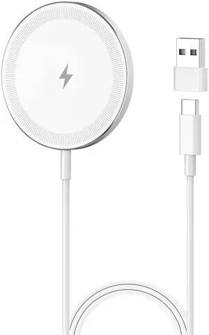 _Mega Brand 25W Fast Wireless Charger PadMagnetic Ultra-Slim Wireless Charger Compatible for Apple iPhone 16e 16 15 14 13 12 Series for AirPods 4 3 2 Pro - Charging Pad for Travel Game Gifts,