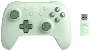 _Mega Brand  Ultimate 2C Wireless Controller for Windows PC and Android, with 1000 Hz Polling Rate, Hall Effect Joysticks and Triggers, and Remappable L4/R4 Bumpers (Green)