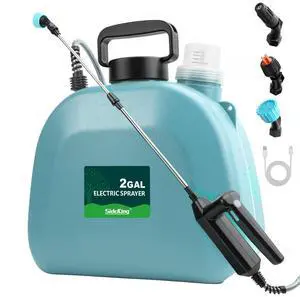_Mega Brand Battery Powered Sprayer 2 Gallon, 7.4V Powful Electric Pump Sprayer in Lawn and Garden with 32'' Wand, Backpack Weed Sprayer for Yard, Fertilizer