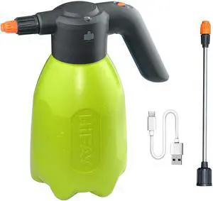 _Mega Brand ES2-PRO Electric Spray Bottle 2L/0.5Gallon, Rechargeable Battery Powered Sprayer Spray 60 Bottles On a Single Charge, Automatic Plant MisterPump Sprayer,Indoor Watering Can for Plants