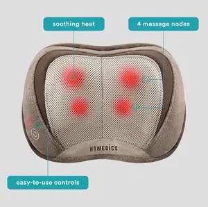 Shiatsu Back Massager with Heat, 3D Deep Tissue Massage Pillow for Neck & Shoulders, Electric Kneading Lumbar Massager Cushion for Upper & Lower Back Pain Relief, Portable Home Office Travel Shiatsu Back Massager with Heat, 3D Deep Tissue Massage Pillow for Neck & Shoulders, Electric Kneading Lumbar Massager Cushion for Upper & Lower Back Pain Relief, Portable Home Office Travel