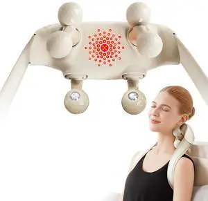 _Mega Brand Neck Massager for Pain Relief Deep Tissue Cordless Shiatsu Neck and Shoulder Massger with Heat H7 Ultra