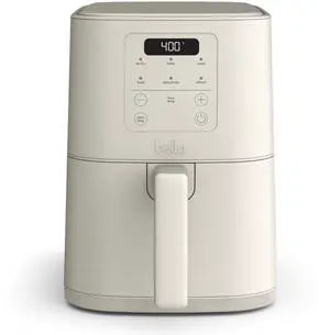 _Mega Brand 4Qt Slim Air Fryer, Fits-anywhere Kitchenware, EverGood Ceramic Nonstick Coating, Adjustable Temperature, 6 Preset Cooking Options, 60 Min Auto Shutoff w Audible Tone, 3.3lb Capacity,