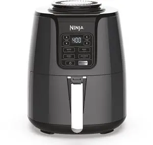 _Mega Brand Air Fryer, Roast, Bake, Air Fry, Roast, Broil, Reheats, & Dehydrates, 4-in-1, Fries, Frozen Food, Veggies, and Juicy Meat, Less Oil, Easy Meals, Healthy Meals, Compact, 4 QT, Grey, AF101