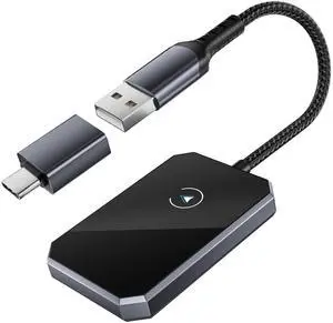 _Mega Brand Wireless CarPlay and Android Auto Adapter,2-in-1 2024 New Upgraded Bluetooth Car Play Dongle for Convert Factory Wired to Wireless,Fit for Cars from 2015,Apple iPhone iOS 10+,Andriod 11+