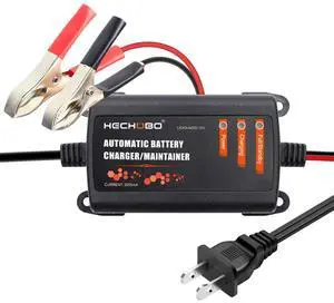 _Mega Brand  Smart Car Battery Chargerr, 6V and 12V Automotive Charger, Battery Maintainer, Trickle Charger, Float Charger and Desulfator for Motorcycle, ATV, 12V Sealed Lead Acid Battery Charger