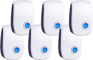 _Mega Brand Ultrasonic Pest Control Repeller Electronic Pest Repellent Plug in Indoor Sonic Repellent for Rodents Cockroach Bug Roach Insects Mice Mouse Spiders Mosquitoes (6 Pack)