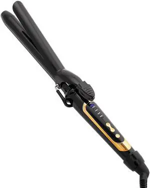_Mega Brand Curling Iron Hair Wand Creates Tight Curls, Clearly Defined Spiral Curls & Ringlets - Extra-Slim Hair Styling Curler for Short & Long Hairs - Ceramic Coating Barrel, Heats Up to 450°F