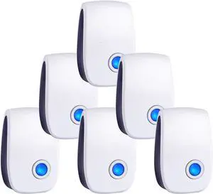 _Mega Brand  Ultrasonic Pest Control Repeller 6 Packs,Electronic Plug in Repellent pest Control for Bugs, Insects, Roaches,Mice,Rodents, Mosquitoes, Spiders