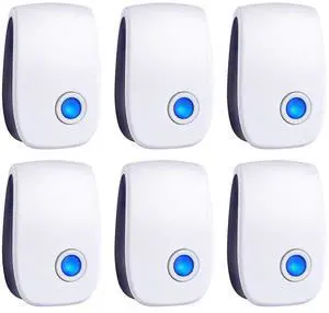 _Mega Brand Upgraded Pest Control Repeller 6 Packs, Electronic Pest Repellent, Insect Repeller for Bugs, Mouse, Mosquito, Roach, Rodent, Spider, Ant