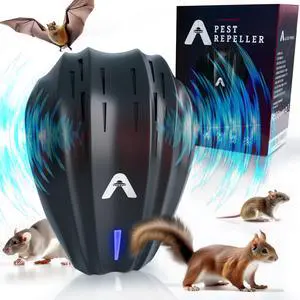 _Mega Brand 2025 Ultrasonic Pest Repeller Plug-in Device  Indoor/Outdoor Rodent Repellent Control  Solution with Fly Mosquito Squirrel Mice Bat Bug Cockroach Rat Ants Spider