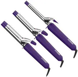 _Mega Brand Supreme Curling Iron Combo Pack, 1/2", 3/4", & 1", Set of 3