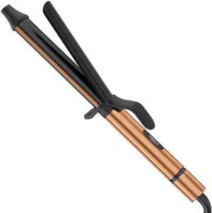 _Mega Brand  1.25 inch Extra-Long Curling Wand for Smooth and Lasting Styling, Ceramic Hair Curler with 8 Heat Settings, No Heat Damage,Suitable for All Hair Types, Dual Voltage