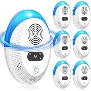 _Mega Brand Ultrasonic Pest Repeller Indoor, Mouse Repellent, Pest Control, Pest Repellent for Home,Kitchen, Office, Warehouse, Hotel 6 Packs