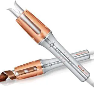 _Mega Brand Automatic Curling Iron 1 1/4 inch with 3 Temperatures Fast Heating, 2-Way Rotation, Anti-Scald, Anti-Tangle Rotating, Automatic Shut-Off for Hair Styling