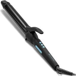 _Mega Brand  Long Barrel Styler, 1.25" Curling Iron with Moisture Heat Technology & NanoIonic MX, 2" Longer Barrel Hair Curler, Versatile Curling Wand