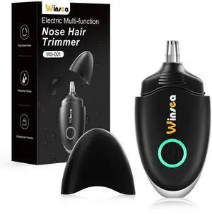 _Mega Brand Ear and Nose Hair Trimmer for Men and Women  Travel Trimmer, High-Precision Nose Shaver, USB Rechargeable, Waterproof, Safe & Quiet Operation, Portable Ear Hair Remover Design