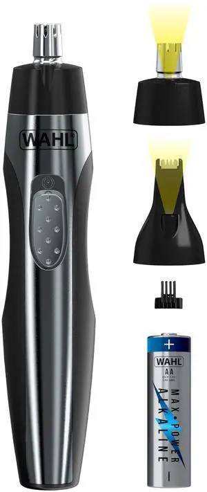 _Mega Brand Lighted Battery Nose Hair Trimmer for Men & Women. Painless, Easy to See Nose, Ear, and Eyebrow Trimming with Built in Light, Battery Included.  Model 3023283