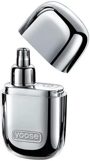 _Mega Brand Nose Hair Trimmer, Alloy Rechargeable Nose Hair Trimmer for Men Women, IPX7 Waterproof, Detachable Head, Easy to Clean, Portable Travel Size Nose Trimmer, Dual Edged Blades, Painless,