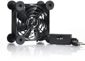 _Mega Brand Quiet 80mm USB Fan, 5V USB Portable Cooling Fan for Flat Panel Xbox DVR PlayStation Router TV Receiver Computer Cabinet Cooler