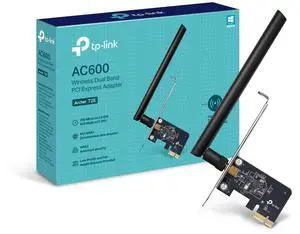 _Mega Brand  PCIe WiFi Card AC600 for Desktop PC, Dual Band Wireless Internal Network Card(Archer T2E) High-Gain Antenna, MU-MIMO, WPA3, Low Profile, Supports Windows 10/11