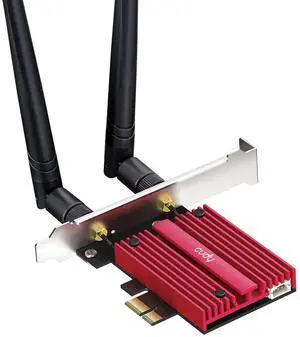 _Mega Brand AX5400 Wireless WiFi 6E PCIe Card for PC, Bluetooth 5.2, AX210 Module Inside, Bluetooth 5.2/5/4.0, 802.11ax/ac/a/b/g/n, Windows 11,10, WE3000S V2
