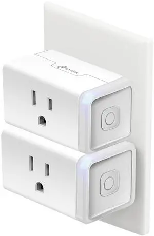 _Mega Brand  Plug HS103P2, Smart Home Wi-Fi Outlet Works with Alexa, Echo, Google Home & IFTTT, No Hub Required, Remote Control,15 Amp,UL Certified, (Pack of 2) White