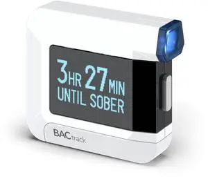 _Mega Brand C8 Breathalyzer | Professional-Grade Accuracy | Optional Wireless Smartphone Connectivity | Compatible w/ Apple iPhone, Google & Samsung Android Devices | Apple HealthKit Integration