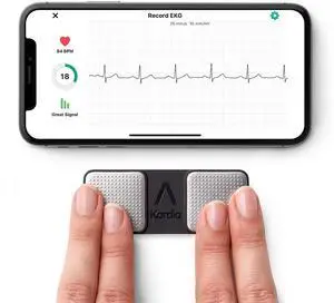 _Mega Brand KardiaMobile 1-Lead Personal EKG Monitor  Record EKGs at Home  Detects AFib and Irregular Arrhythmias  Instant Results in 30 Seconds  Easy to Use  Works with Most Smartphones