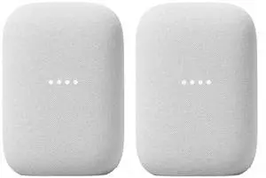 _Mega Brand Audio (2-Pack) Smart Speakers  Wireless Bluetooth & WiFi Home Speaker Bundle with Powerful Stereo Sound, Multi-Room Audio Assistant Voice Control