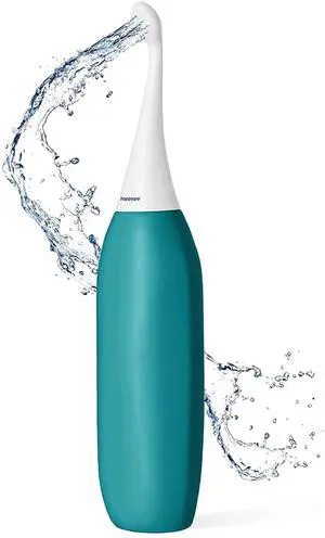_Mega Brand The Original XL Butt Shower - Portable Bidet with 50% More Volume - The Easy-Bidet 2.0 Replaces Wet Wipes and Shower Toilet - Portable Bum Spray for Travel - Turquoise